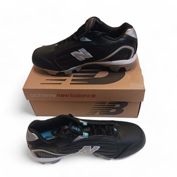 New Balance Women's Silver& Black Field Sport Cleats (Model WF600LK) SZ 7.5 NWT - Picture 10 of 12